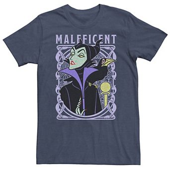 Big & Tall Disney Sleeping Beauty Maleficent Old School Poster Tee