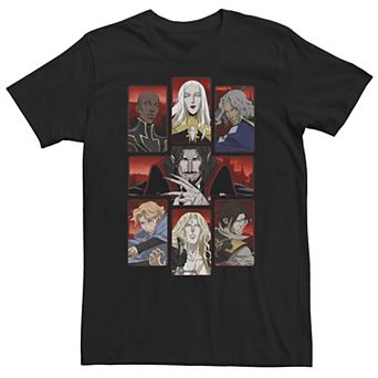 Big & Tall Castlevania Group Shot Panels Tee