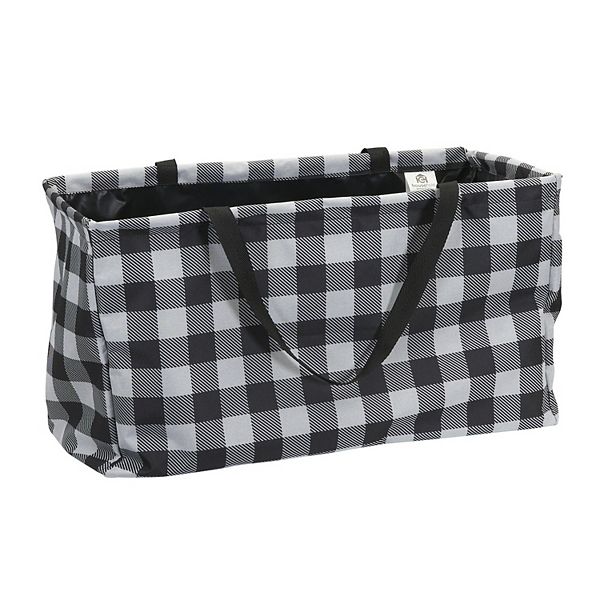 Black and White Buffalo Check Bag