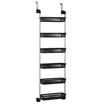 Household Essentials 6-Basket Over-the-Door Storage Rack