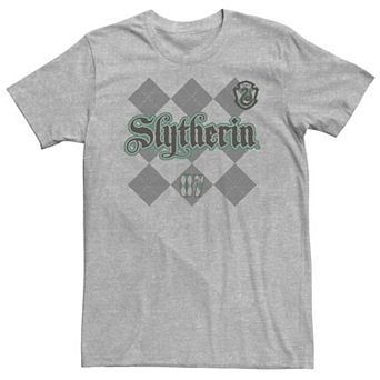 Big & Tall Harry Potter Slytherin Diamond Plaid Tee