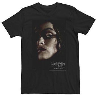 Big & Tall Harry Potter Deathly Hallows Bellatrix Character Poster Tee