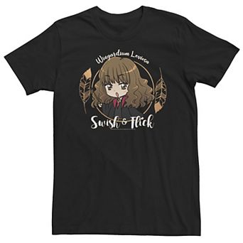 Big & Tall Harry Potter Hermione Granger Swish And Flick Anime Portrait Tee