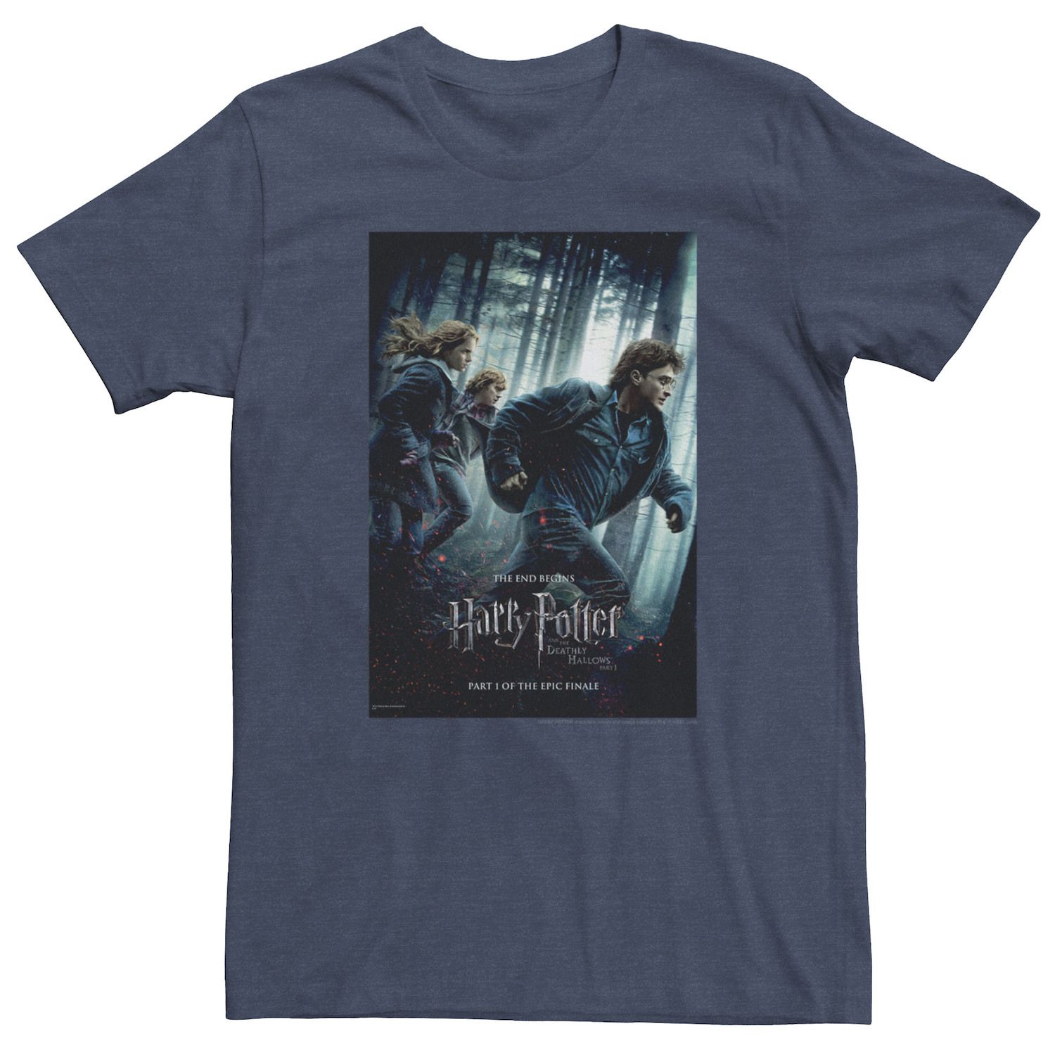 Image for Harry Potter Big & Tall Deathly Hallows Group Shot Poster Tee at Kohl's.