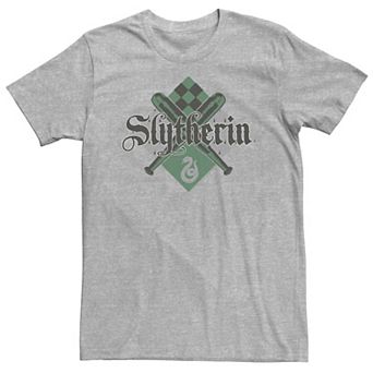 Big & Tall Harry Potter Slytherin Quidditch Bats Cross Tee