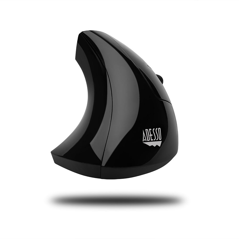 Adesso 2.4 GHz RF Wireless Vertical Ergonomic Mouse