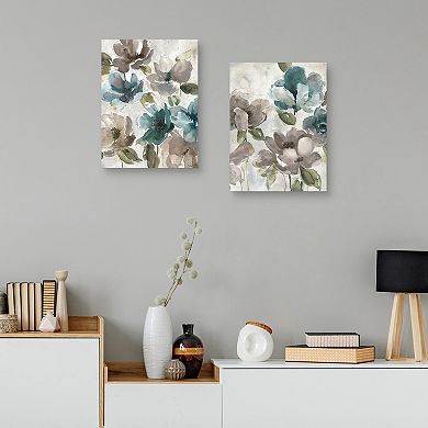 Masterpiece Topaz Garden I & II by Carol Robinson Canvas Wall Art 2-piece Set
