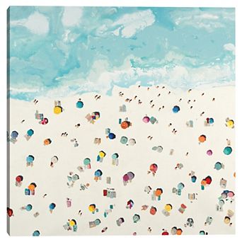 Masterpiece Aerial Beach Days Canvas Wall Art