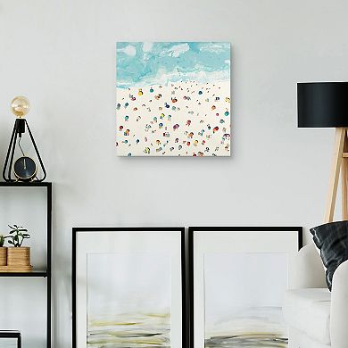 Masterpiece Aerial Beach Days Canvas Wall Art