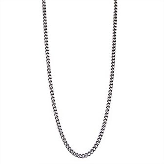 Two Tone Stainless Steel Franco Chain Necklace