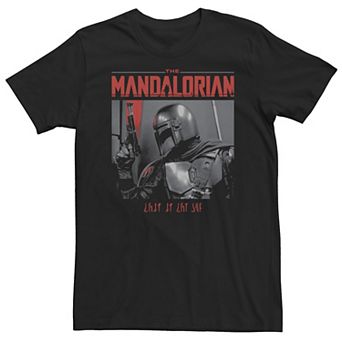 Big & Tall Star Wars: The Mandalorian Logo Code Red Tee