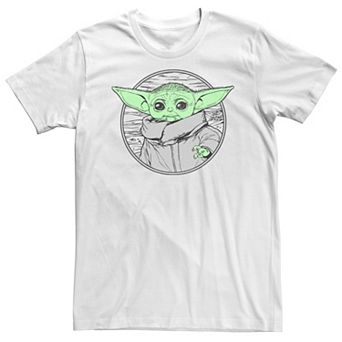Big & Tall Star Wars: The Mandalorian Grogu The Force Circle Fill Tee
