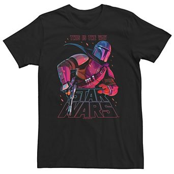 Big & Tall Star Wars: The Mandalorian Night Ranger Red Tee