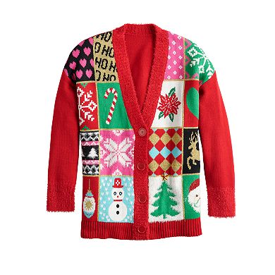 Women's Celebrate Togehter™ Christmas Sweater Cardigan