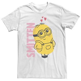 Big & Tall Despicable Me Minions Valentine's Day Smitten Tee