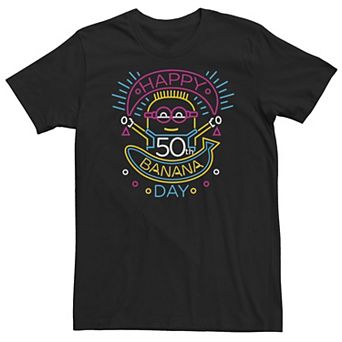 Big & Tall Despicable Me Minions Happy 50th Banana Day Tee