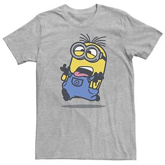 Big & Tall Despicable Me Minions Dave Running With Tongue Out Tee