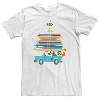 Big & Tall Despicable Me Minions Dave Kevin Stuart Summer Surf Tee