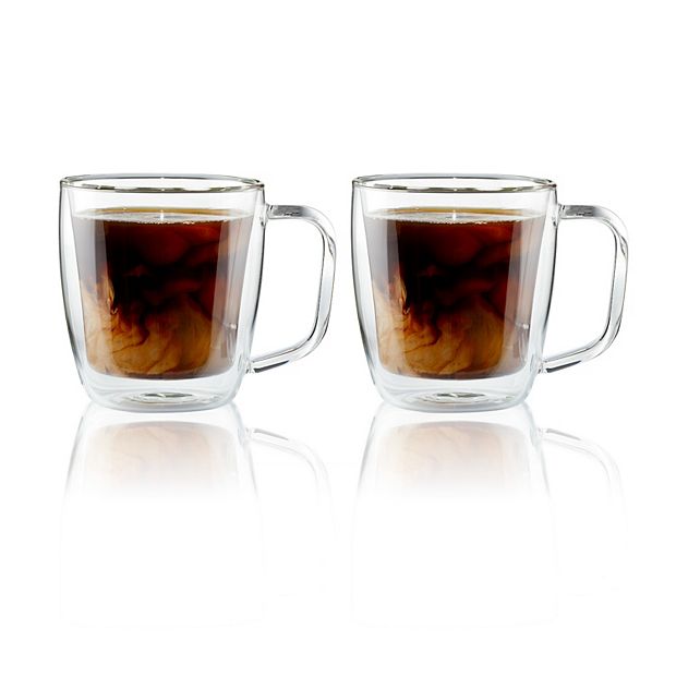 Double Wall Glass Mugs (Set of 2) – Hello Larsons Coffee Roastery