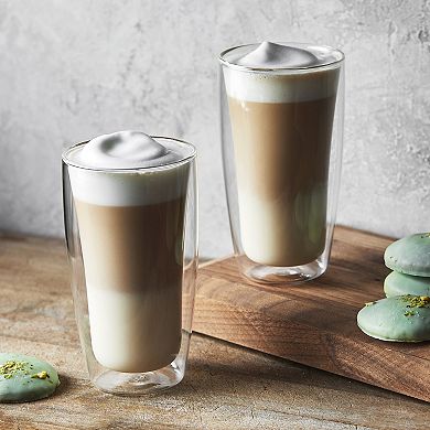 Henckels 2-pc. Double-Wall Latte Glass Set