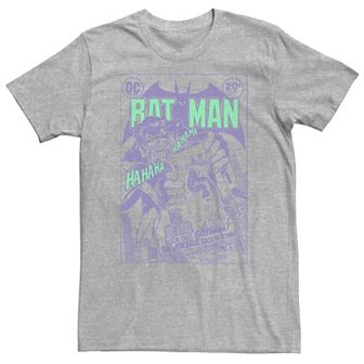 Big & Tall DC Comics Batman Purple Hue Comic Poster Tee