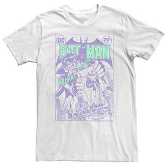Big & Tall DC Comics Batman Purple Hue Comic Poster Tee