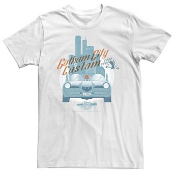 Big & Tall DC Comics Gotham City Customs Shop Poster Tee