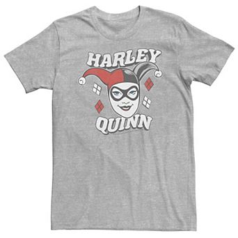 Big & Tall DC Comics Batman Vintage Harley Quinn Head Shot Tee