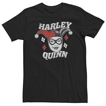 Big & Tall DC Comics Batman Vintage Harley Quinn Head Shot Tee