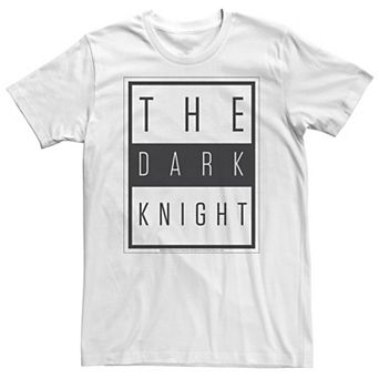 Big & Tall DC Comics Batman The Dark Knight Block Poster Tee