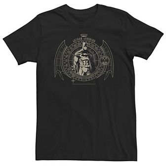 Big & Tall DC Comics Batman Zodiac Chart Circle Poster Tee