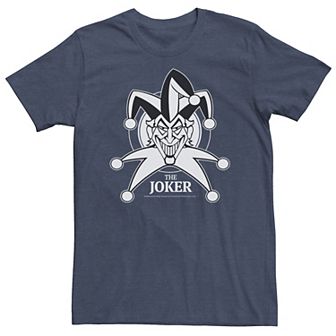 Big & Tall DC Comics Batman The Joker Smiling Classic Poster Tee