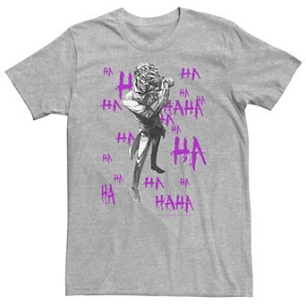 Big & Tall DC Comics Joker HAHAHA Portrait Tee