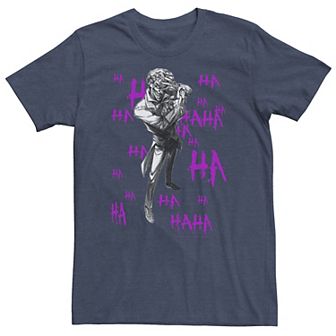Big & Tall DC Comics Joker HAHAHA Portrait Tee