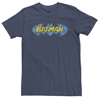 Big & Tall DC Comics Batman Bold Distressed Text Logo Tee