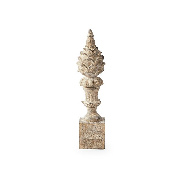 7 inch Full Pineapple Finial | Pine | Wooden Finials & Buttons