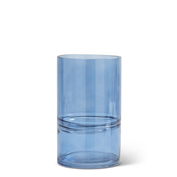 Design Vase Stripe 8 blau 
