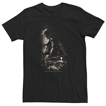 Big & Tall DC Comics Batman Shadow Skyline Poster Tee