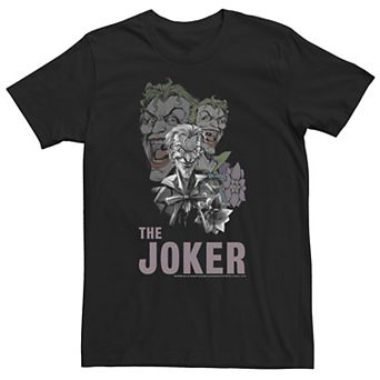 Big & Tall DC Comics Batman The Joker Three Smiles Tee