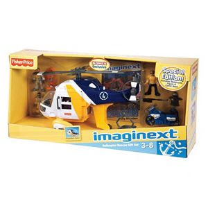 Fisher-Price庐 Imaginext庐 Ocean Helicopter & Cycle Set
