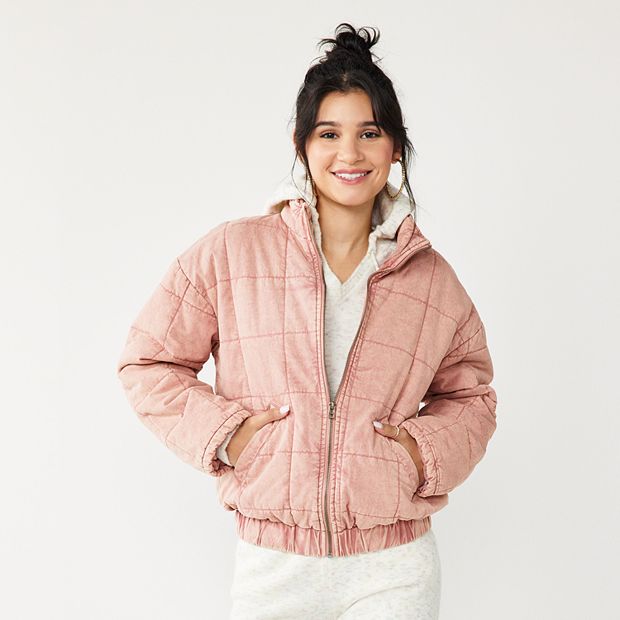 kohls womens quilted jacket