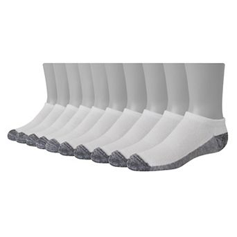 Boys Hanes® 10 Pairs Ultimate Double Tough No Show Socks