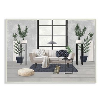 Stupell Home Decor Modern Living Room Wall Art by Ziwei Li