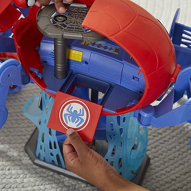 Spidey and His Amazing Friends Web-Quarters Playset by Hasbro