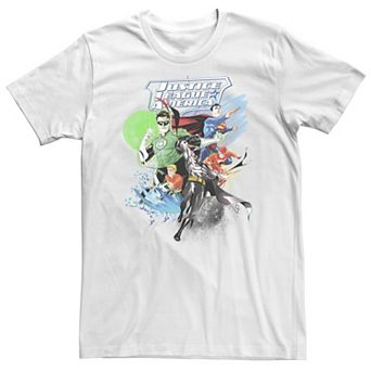 Big & Tall DC Comics Justice League Of America Sketched Modern Tee