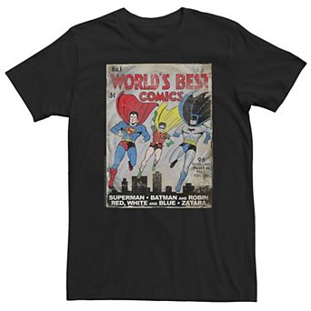 Big & Tall DC Comics World's Best Comics #1 Cover Tee