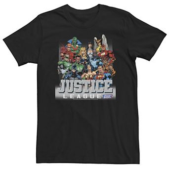 Big & Tall DC Comics Justice League Modern Group Shot Tee