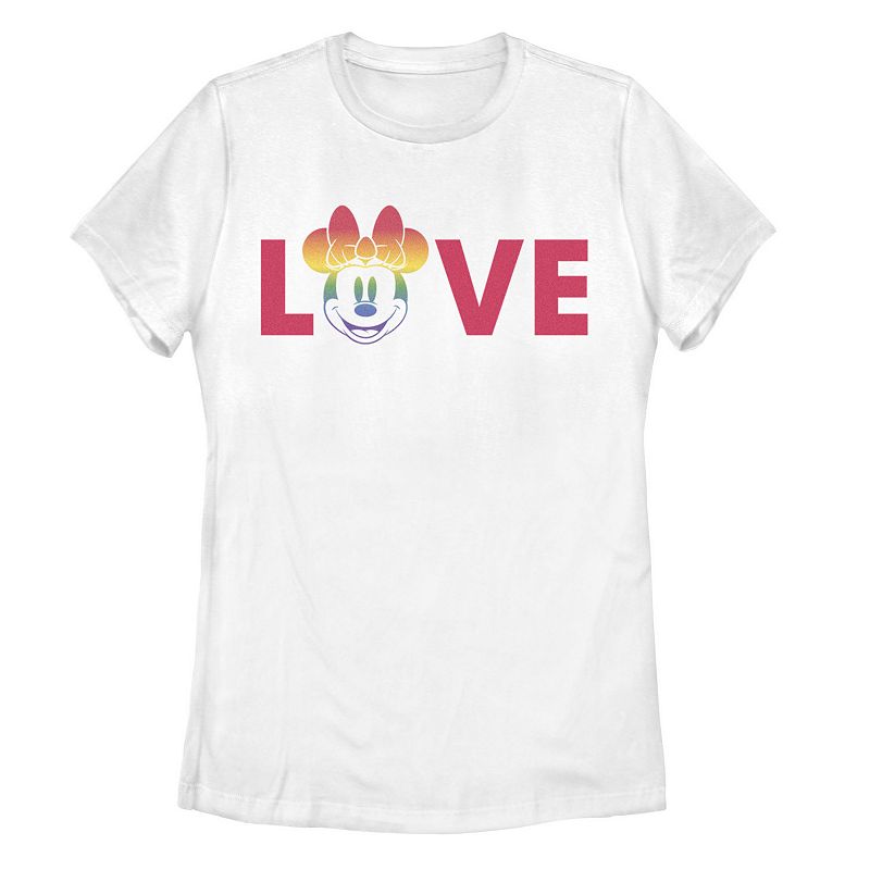 Disney's Minnie Mouse Juniors' Love Gradient Portrait Tee, Girl's,
