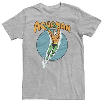 Big & Tall DC Comics Aquaman Swimming Dance Tee