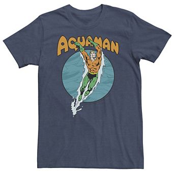 Big & Tall DC Comics Aquaman Swimming Dance Tee